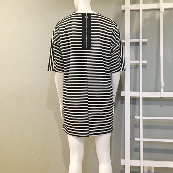 Mango | Black & White Striped Dress - Picture 4 of 6